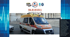 Desktop Screenshot of ambulanzeromacrocebianca.com